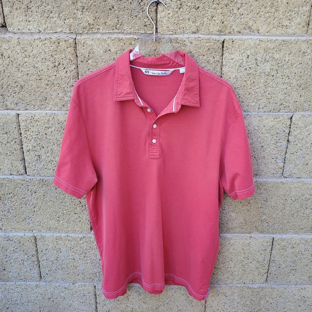 Travis Mathew Pink Polo